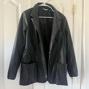 LEATHER BLAZER SUPER COMFY